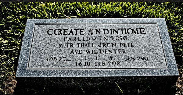 Créer une pierre tombale originale personnalisée et unique